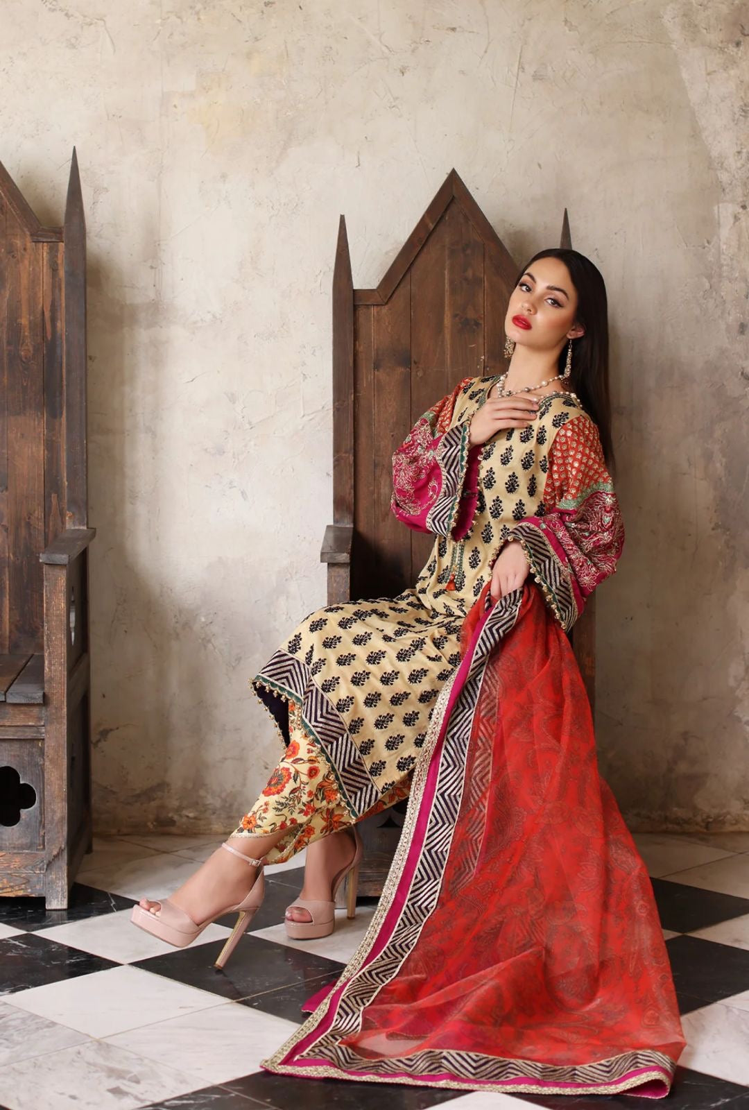 Mina Kashif Luxury Festive Lawn BRAND NEW