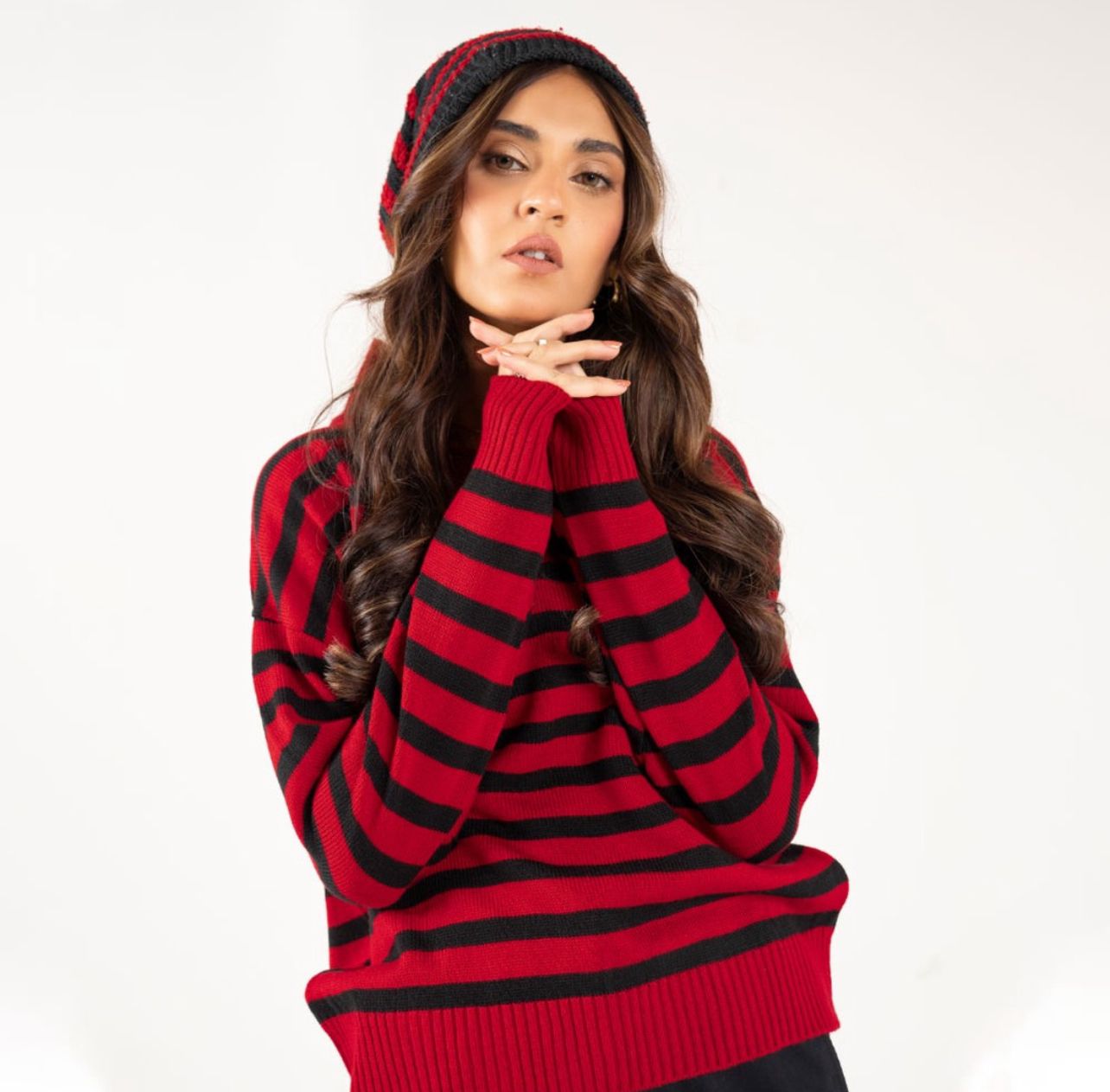 Alkaram Sweater One Piece SMALL